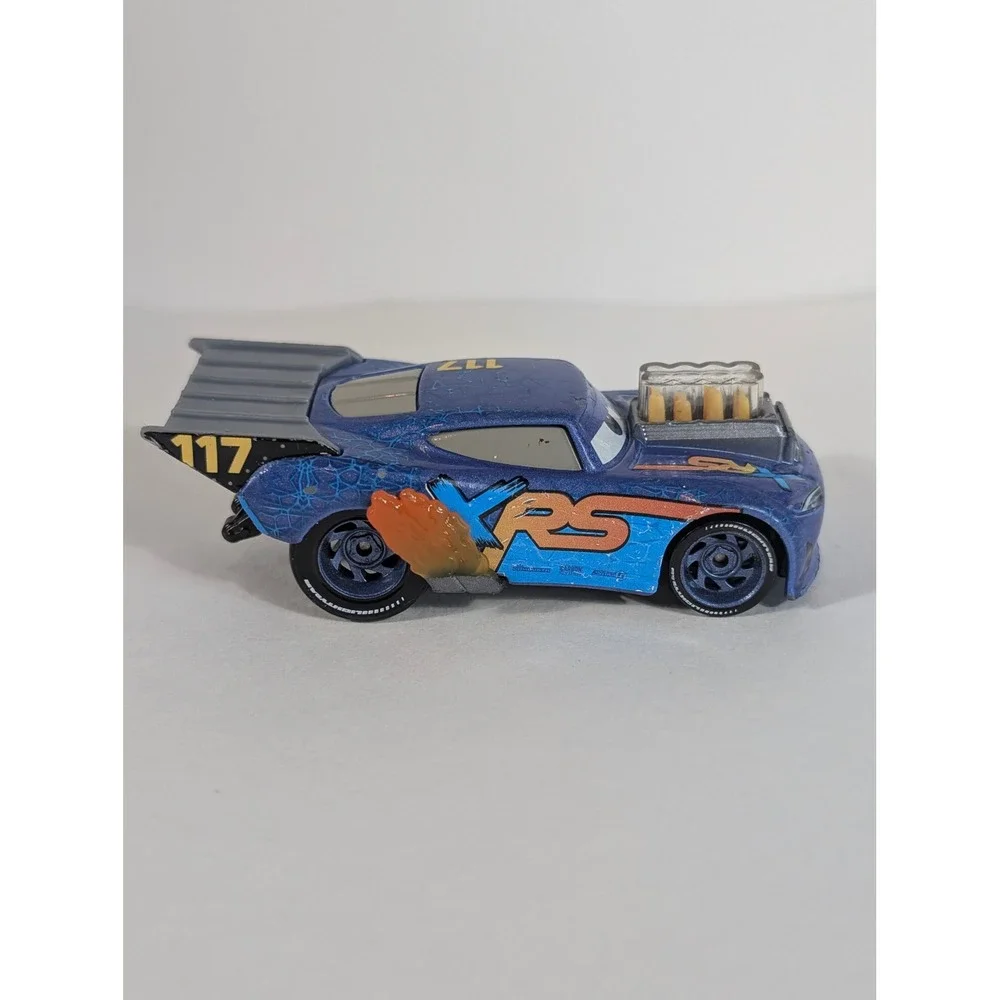 Disney Pixar Cars XRS Drag Racing Lil' Torquey With Moving Pistons Matte 117